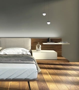 Lámpara colgante Kilda 10W negro superficie 8439  - Mantra 2
