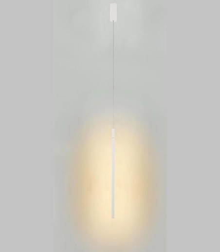 Lámpara techo LED colgante fino Torch 11W blanco 8482 - Mantra