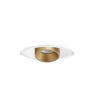 Foco empotrable TRIMASI LED blanco-oro 5W Ø61