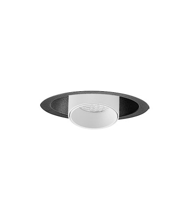 Foco empotrable TRIMASI LED negro-blanco 5W Ø61 8448+8450