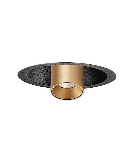 Empotrable TRIMASI 7W L60 Ø82 negro-oro
