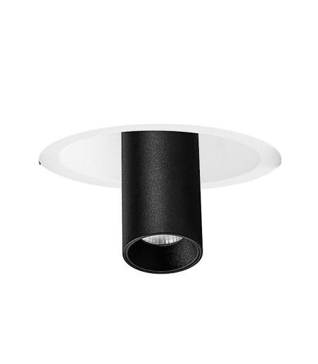 Empotrable TRIMASI 7W L110 Ø82 blanco-negro