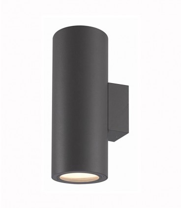Aplique exterior  Volcano 6482 doble gris oscuro 2 E-27 Mantra