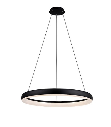 Lámpara de techo LED circular Md8148-600BK - Ineslam