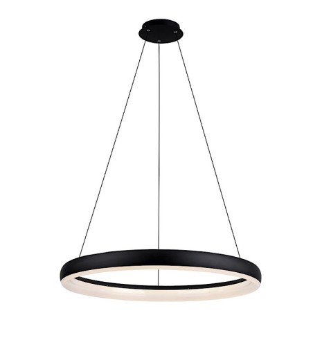 Lámpara de techo LED circular Md8148-600BK - Ineslam