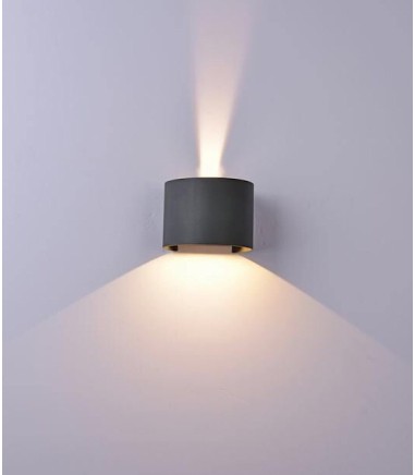 Aplique Exterior Davos 6522-7645 gris oscuro de Mantra
