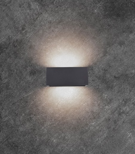 Aplique de pared UTAH up-down gris oscuro IP65 8352 - Mantra