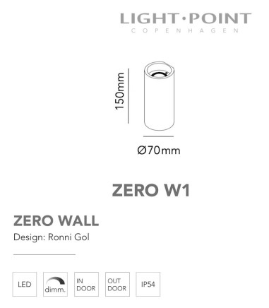 ZERO W1 Ø70 - LIGHT POINT