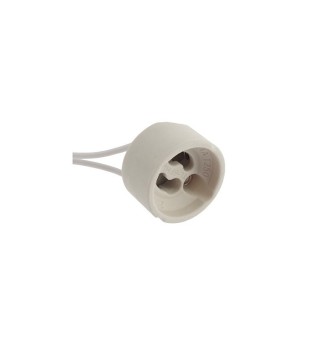 Portalámparas de porcelana GU10