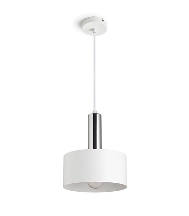 Lámpara de techo colgante Giulia 20 blanco/cromo
