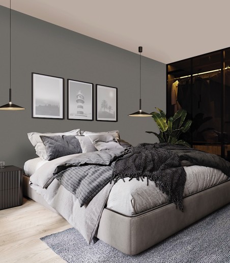 Lámpara colgante Calice LED 9W Ø32 7895 negro - Mantra