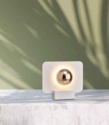 Lámpara mesita de noche Alba 8W BLANCO 8415 - Mantra