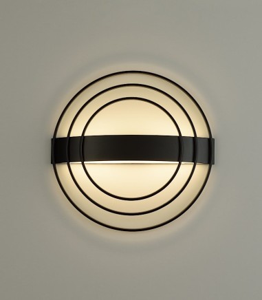 Aplique de pared Ringo negro LED 12.5W - ACB