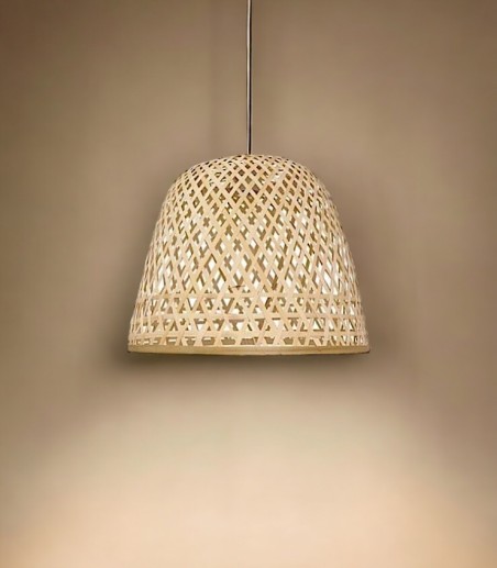 Lámpara colgante de fibra natural Xian 40cm