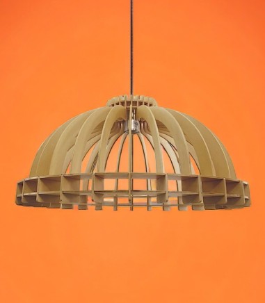 Lámpara de techo madera Betel-580 58cm - Ineslam