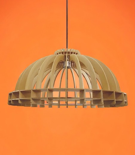 Lámpara de techo madera Betel-580 58cm - Ineslam