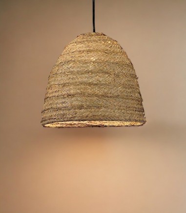Lámpara colgante Moyana E27 50cm rafia - ACB