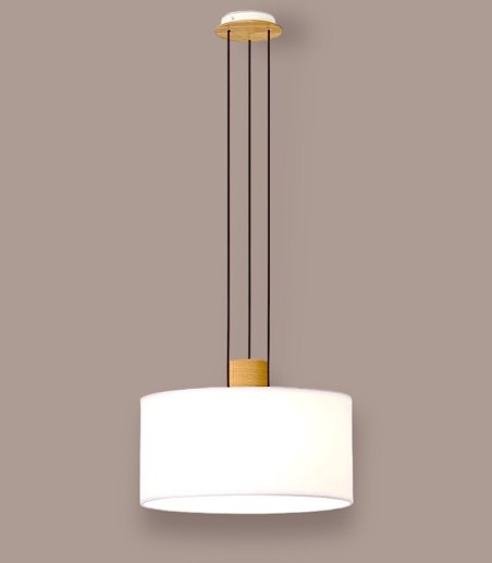 Lámpara de techo con pantalla MD2118-WH - Ineslam