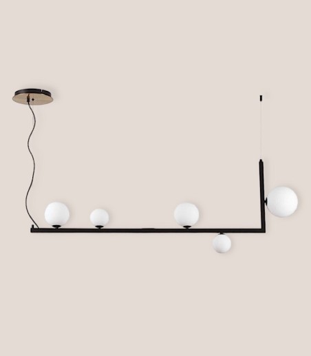Lámpara lineal de techo Birds 5L G9 - Ideal Lux