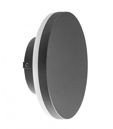 Aplique exterior Bora gris oscuro 6534 circular Mantra