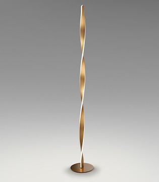 Lámpara de pie Twist oro - Schuller 2