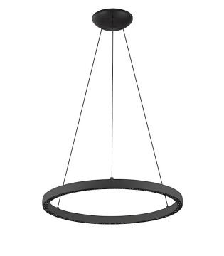Riumar  8673 NEGRO - Mantra lámpara techo aro circular LED