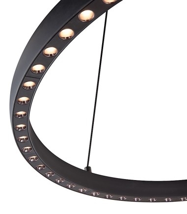 Lámpara techo LED aro circular Riumar...