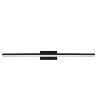 Aplique de pared espejo Morne 75cm negro IP44 -Mantra