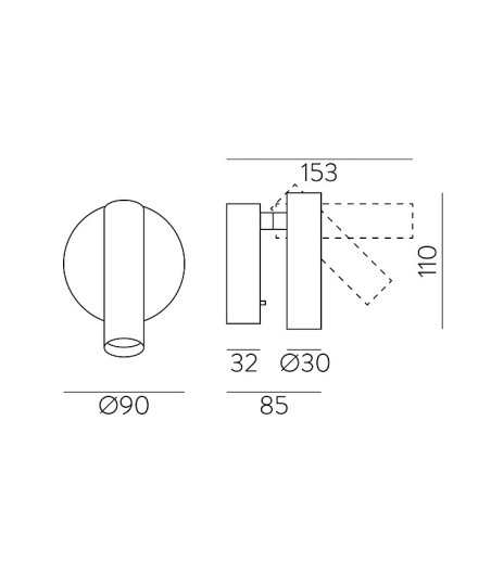 Aplique Atria 3w - ACB