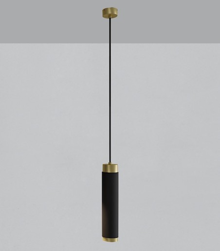 Lámpara de techo Lux 13W Negro oro - ACB