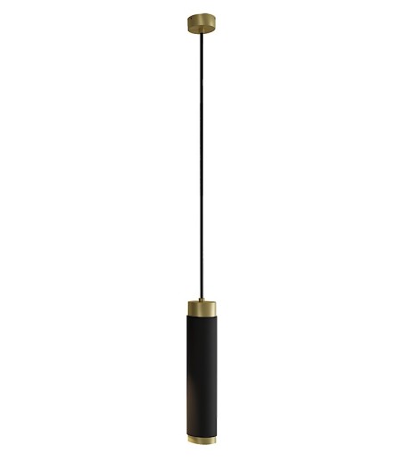 Lámpara de techo Lux 13W Negro oro - ACB