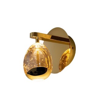Aplique Rocío oro 1 luz - Schuller 2