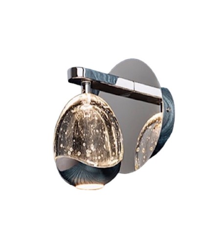Aplique de pared Rocío cromo 1 luz - Schuller