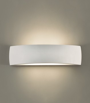 Alba - ACB Aplique de escayola 30cm para bombilla E14 2