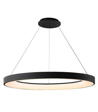 Lámpara colgante LED Niseko II Ø90 negro 8646 - Mantra