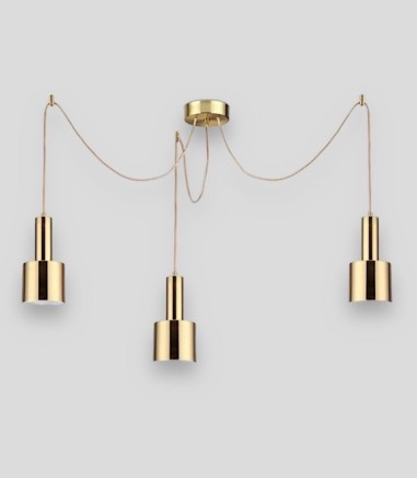 Lámpara de techo Holly SP3 Ottone - Ideal Lux