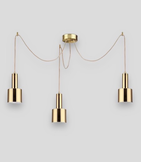 Lámpara de techo Holly SP3 Ottone - Ideal Lux