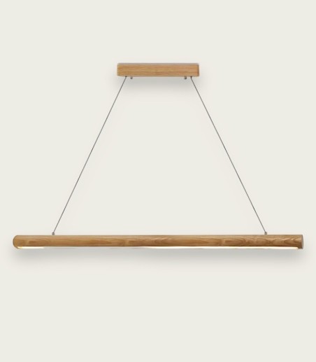 Lámpara de techo lineal madera LED Titan - Ineslam