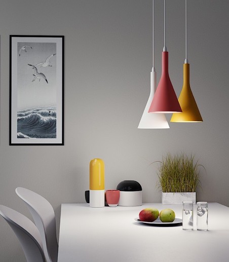 Lámpara colgante yeso Ella - Rendl Light Studio