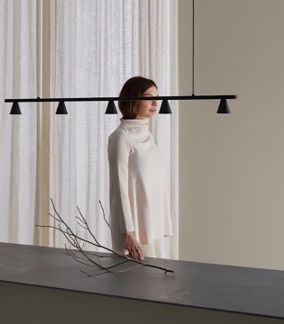 Lámpara colgante LED LYB negro C1274 - Aromas 2
