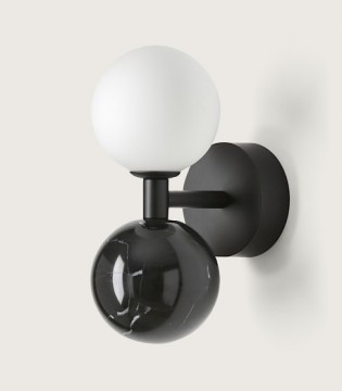 Aplique de pared Dalt mármol negro A1280 - Aromas