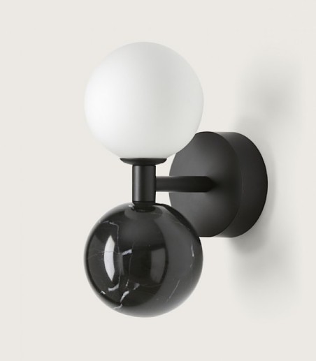 Aplique de pared Dalt mármol negro A1280 - Aromas