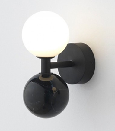 Aplique de pared Dalt mármol negro A1280 - Aromas