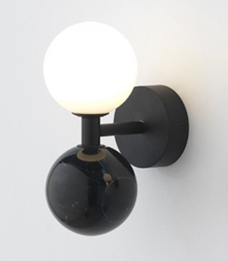 Aplique de pared Dalt mármol negro A1280 - Aromas