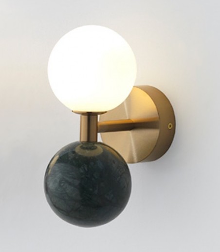 Aplique de pared Dalt oro-verde A1280 - Aromas