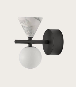 Aplique de pared Oneta oro mármol negro A1299 - Aromas 2