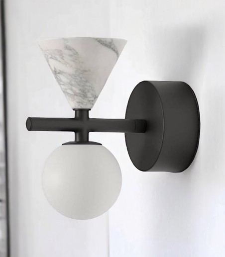 Aplique de pared Oneta negro A1299 - Aromas