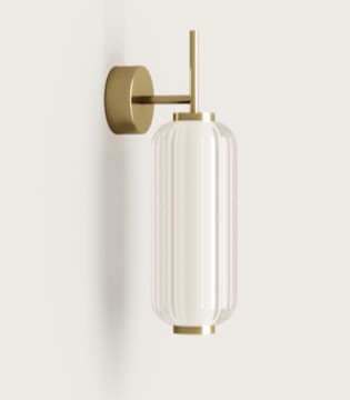 Aplique de pared Elma oro A1312 - Aromas del Campo