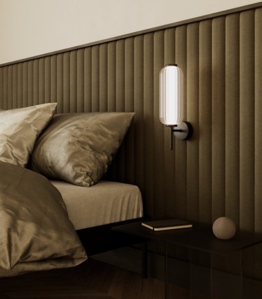 Aplique de pared Elma negro A1312 - Aromas del Campo