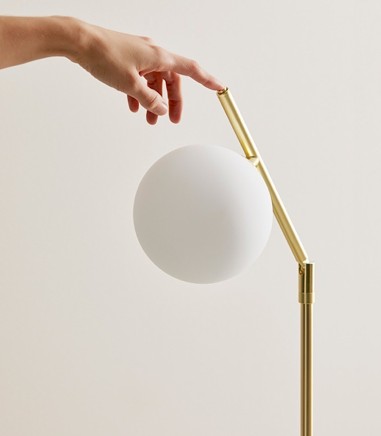 Detalle Lámpara de mesa Endo oro S1156 - Aromas del Campo
